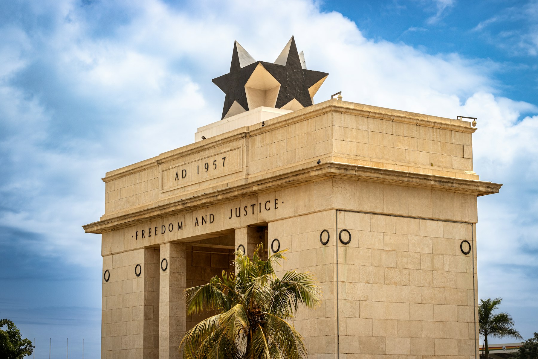 Independence Arch at Black Star Square in Accra, Ghana